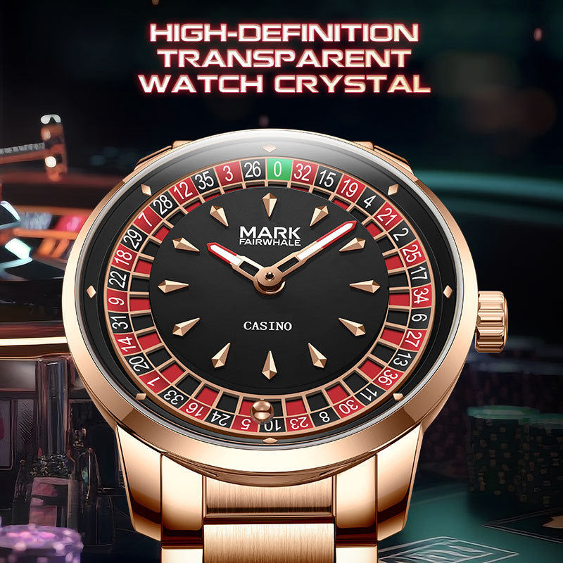 Mark Fairwhale Roulette Watch — Rotating Casino Dial